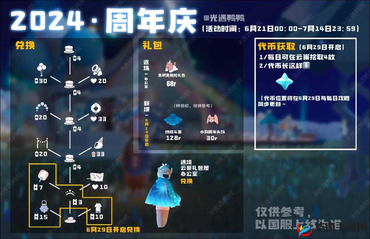 光遇周年华章：一载庆典活动全览与丰厚奖励揭秘