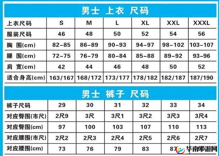 剖析欧洲尺码日本尺码：差异与特点