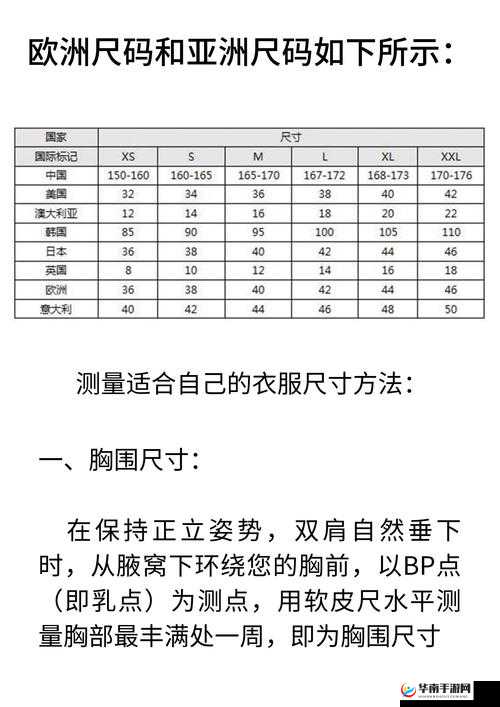 欧洲 M 码尺寸范围和亚洲 S 码尺寸范围对比分析及相关探讨
