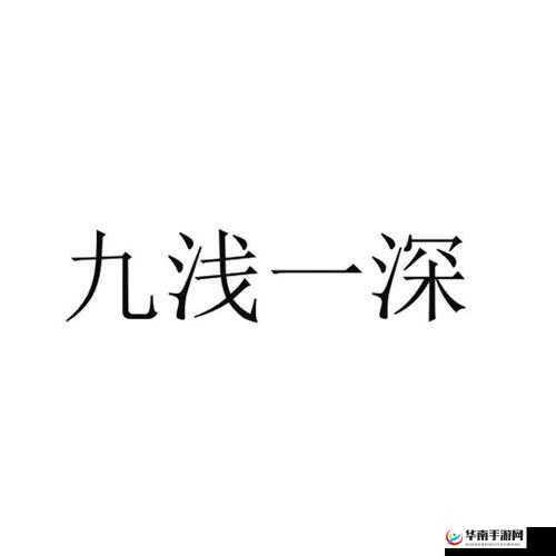 九浅一深三左三右是什么字之详细解析与探讨