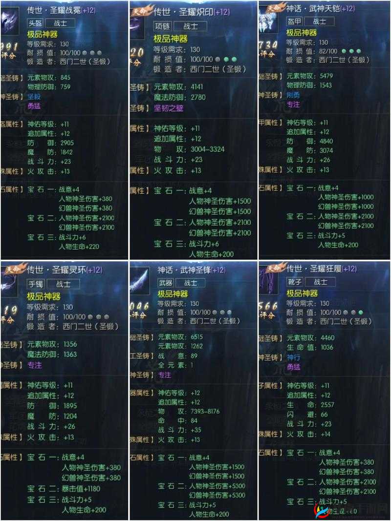 神域苍穹装备属性（下）演变史专题，哪些神器曾主宰战场，未来又将有何变革？